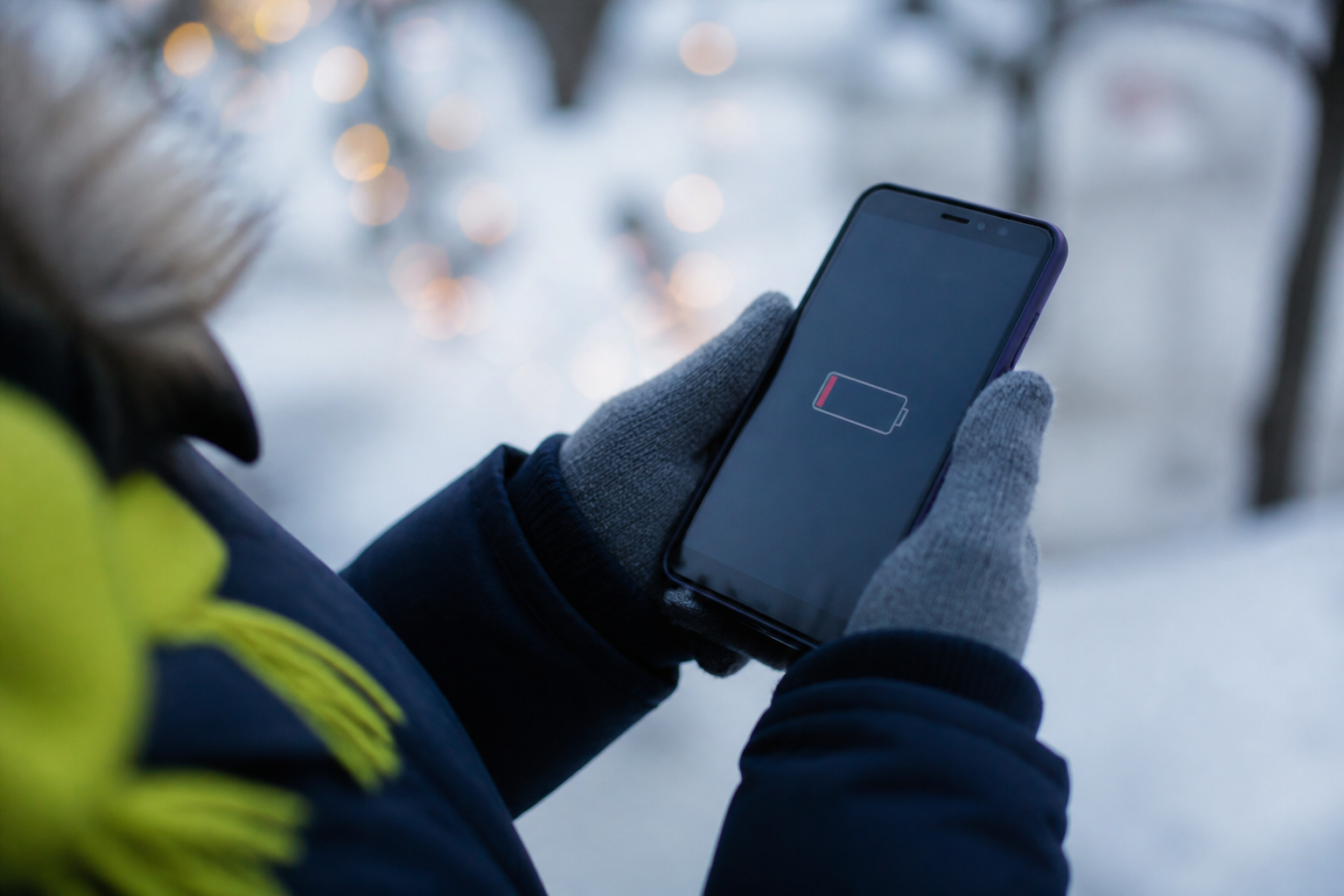 5 советов, как избежать отключения телефона на морозе